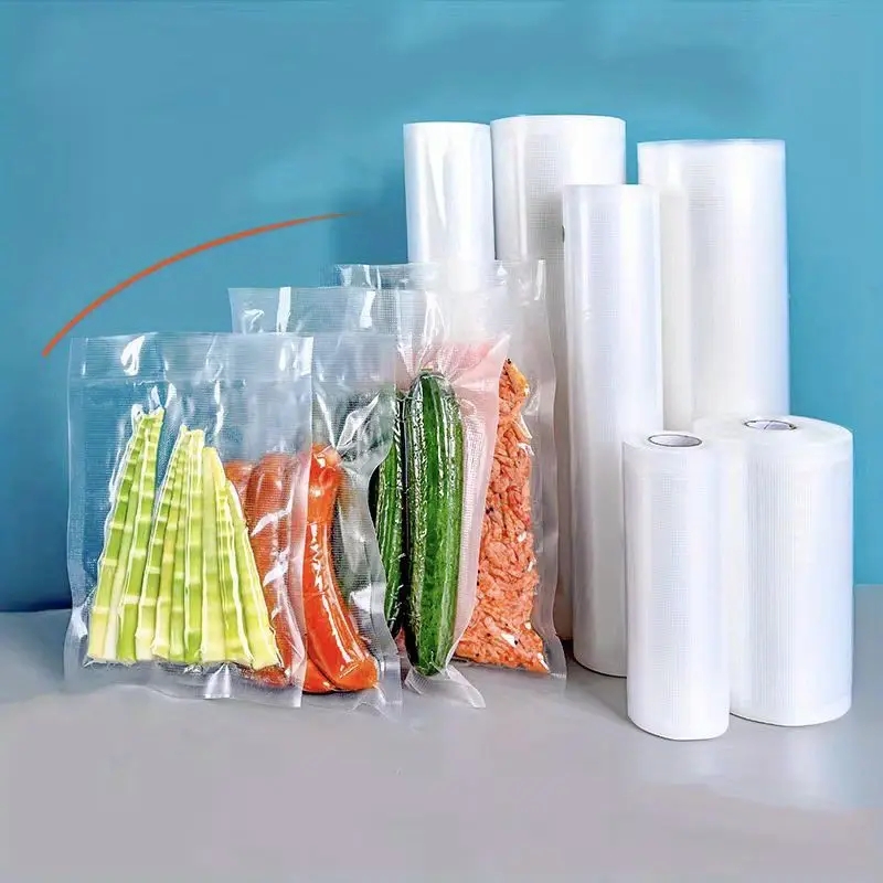 Meal Prep Vacuum Seal - 500cm/ロール 食品真空バッグ 真空調理用保存包装袋 真空シーラー用 肉 果物