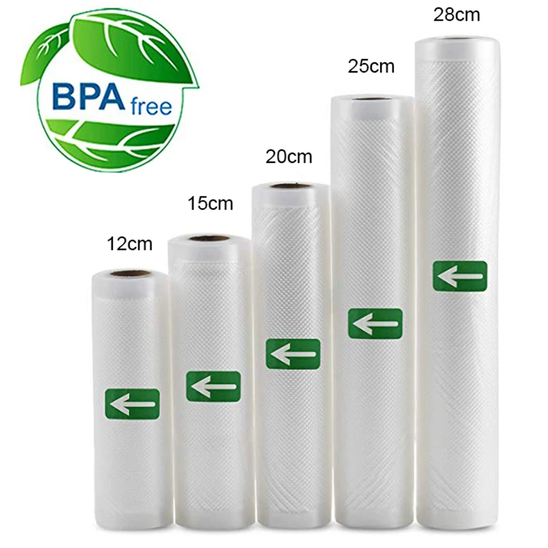 Meal Prep Vacuum Seal - 真空包装機用バッグ,食品保管用,20 cm x 30 cm, 500cm,
