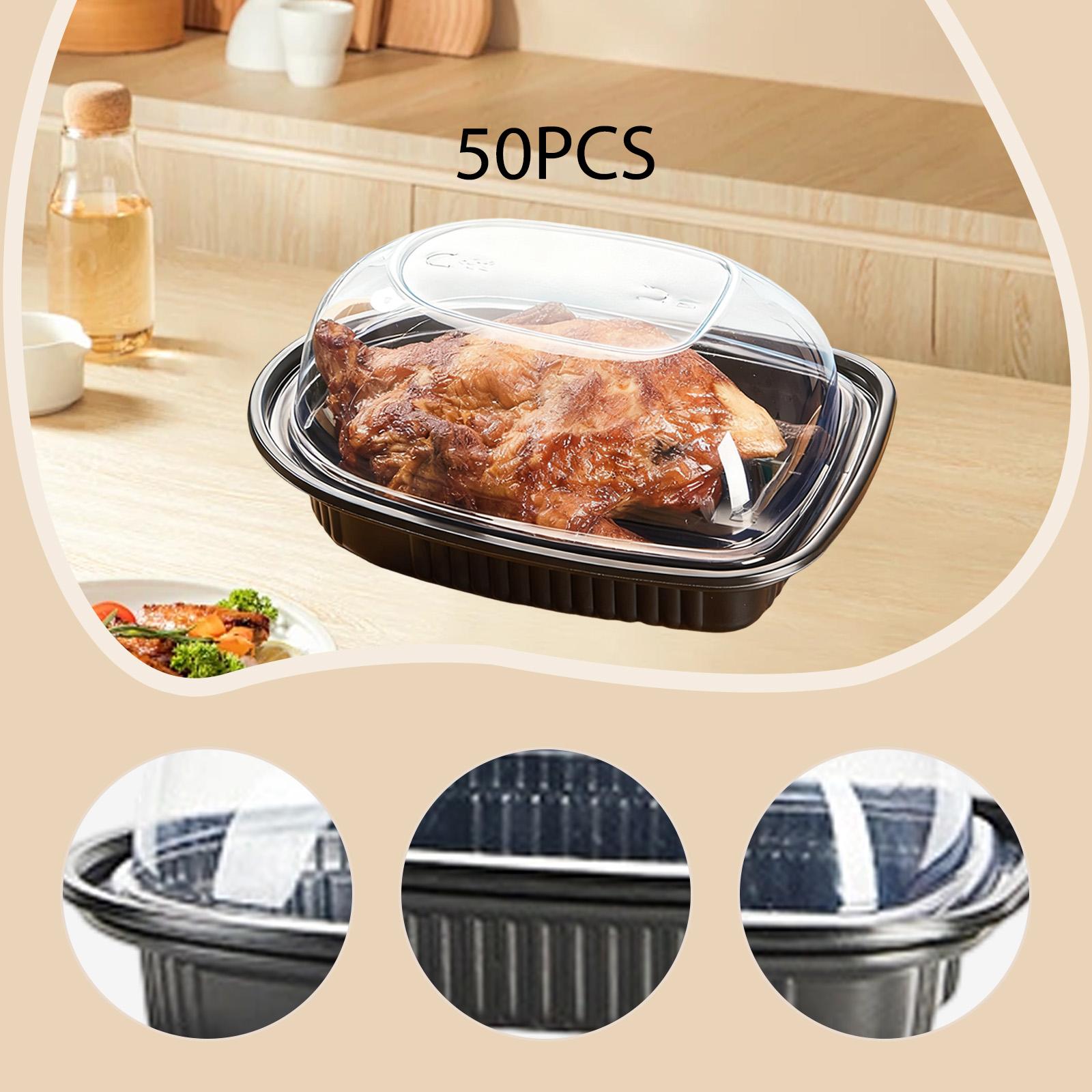 回転式チキンロースター用使い捨てテイクアウトボックス、大容量 - Meal Prep Rotisserie Chicken のレビューと価格