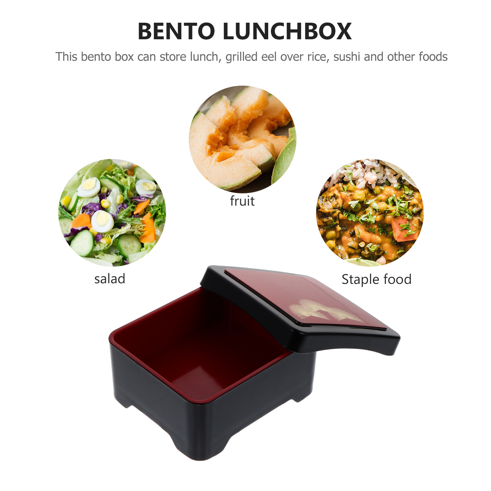 1個入り高品質再利用可能弁当箱、寿司やうつぼをご飯の上に盛る - Meal Prep With Rice のレビューと価格