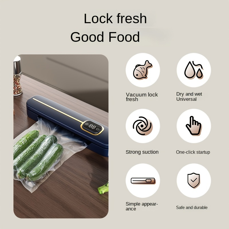ワンタッチフード真空シーラー 220V/110V ポータブル - Meal Prep Vacuum Seal のレビューと価格