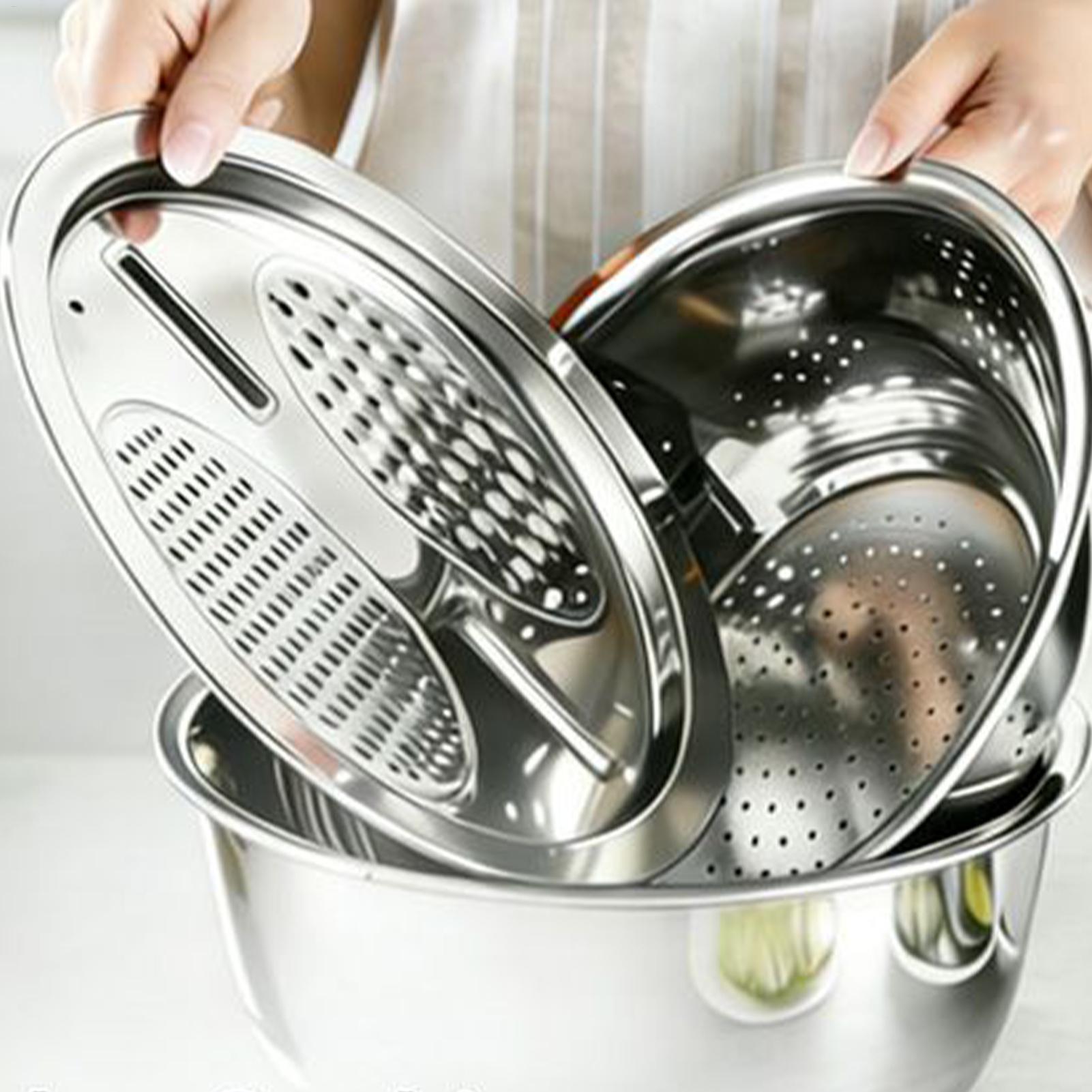 ステンレス製ザル・水切りボウル 26cm 野菜・果物・米・パ - Meal Prep With Rice のレビューと価格