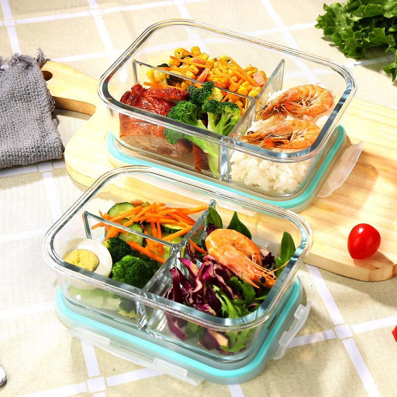 ガラス製鮮度保持容器 高硼珪酸耐熱電子レンジ対応弁当箱 冷蔵 - Meal Prep Jar のレビューと価格