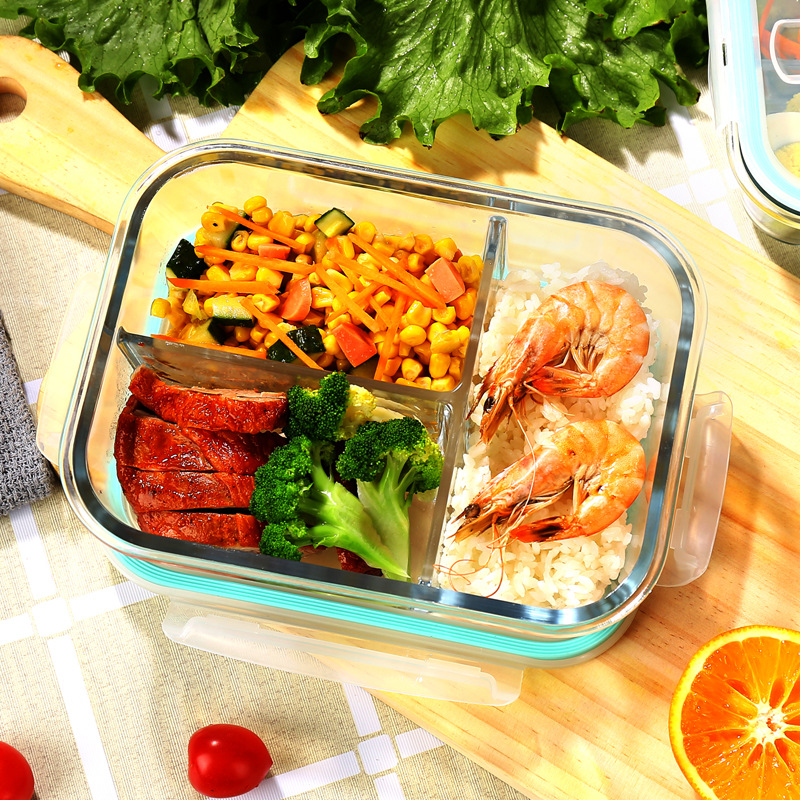 ガラス製鮮度保持容器 高硼珪酸耐熱電子レンジ対応弁当箱 冷蔵 - Meal Prep Jar のレビューと価格