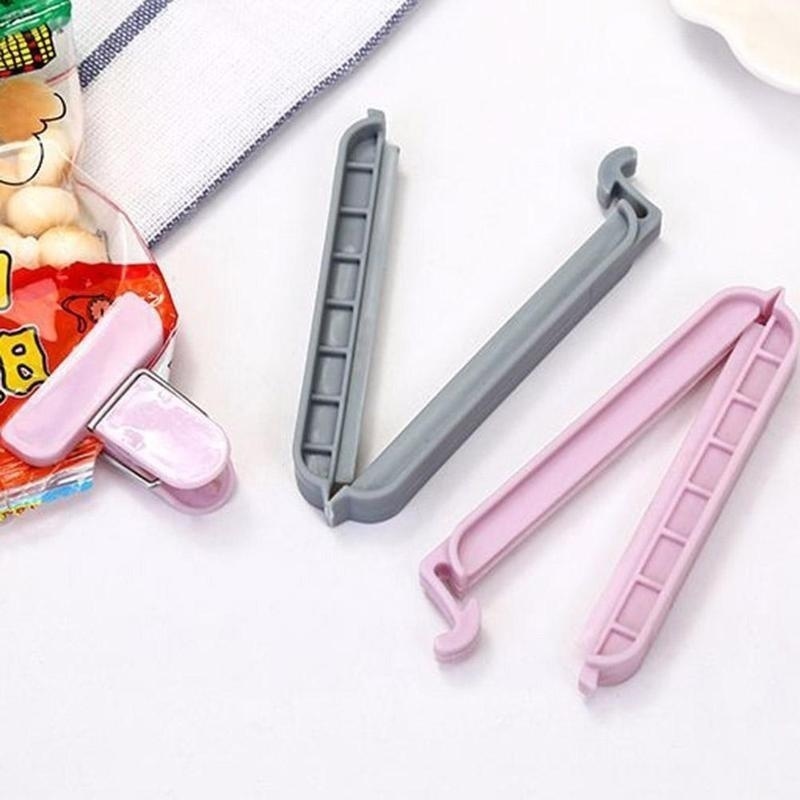 新しい 12/24 個バッグプラスチッククリップ家庭用スナッ - Meal Prep Vacuum Seal のレビューと価格