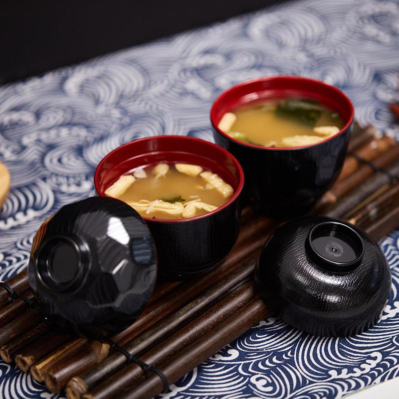2トーンの味噌汁用ボウル（蓋付き）日本製2色ライスボウル、家 - Meal Prep With Rice のレビューと価格