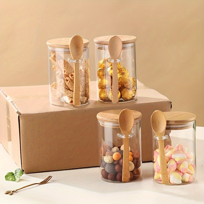 280ml キャンディジャー、ビスケットジャー、竹製密閉蓋と - Meal Prep Jar のレビューと価格