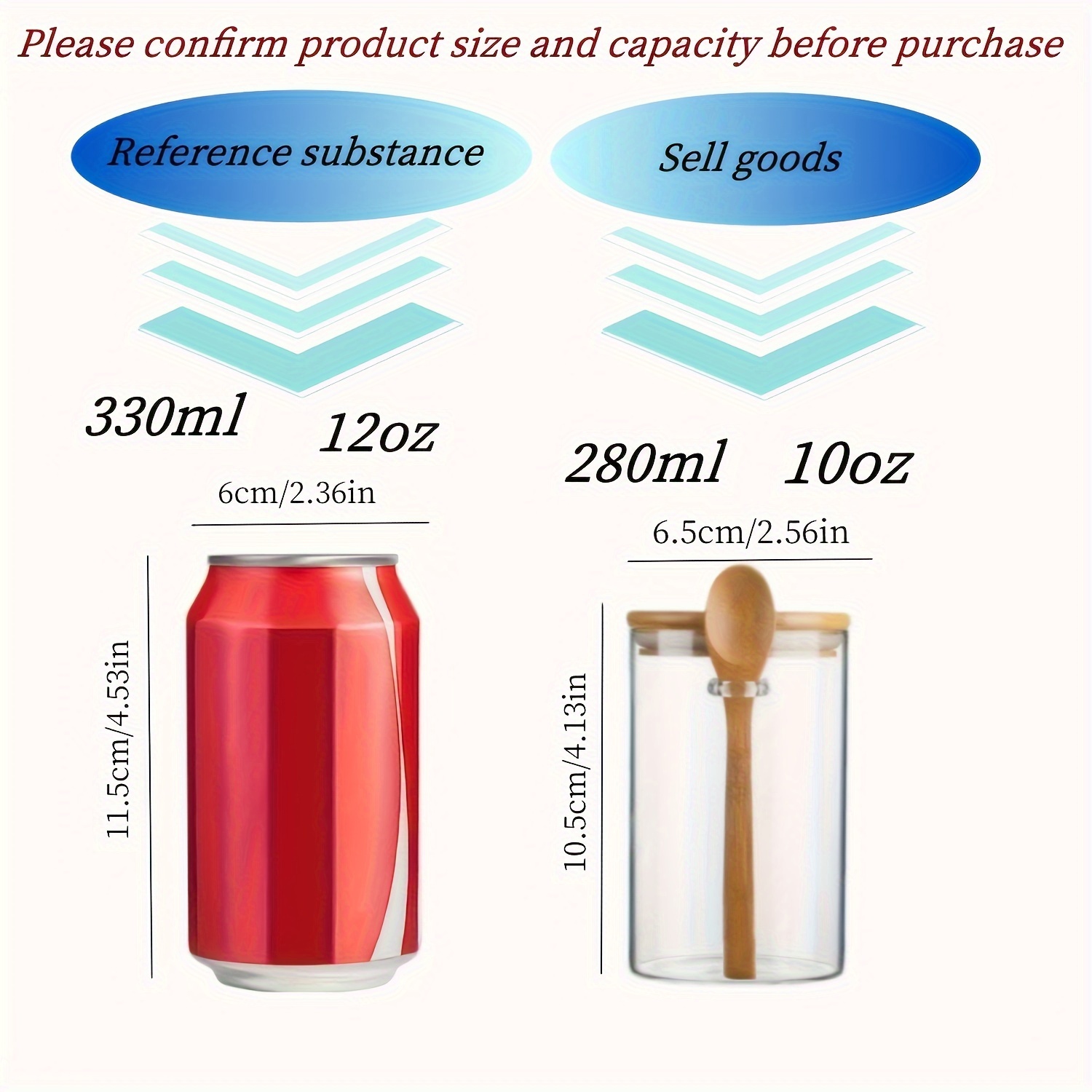 280ml キャンディジャー、ビスケットジャー、竹製密閉蓋と - Meal Prep Jar のレビューと価格