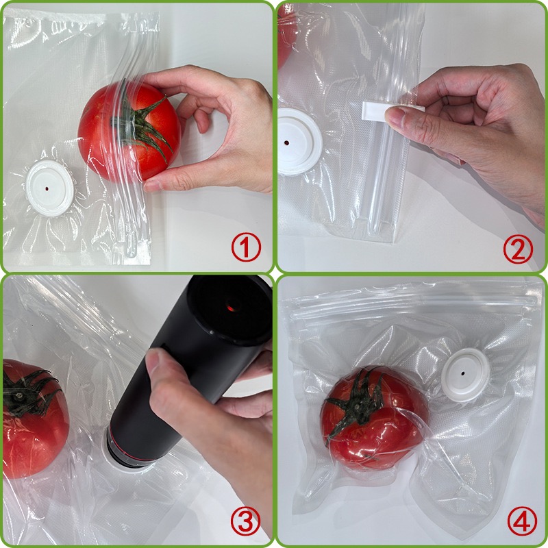 新しい再利用可能な真空保存袋 キッチン野菜果物包装袋 食品シ - Meal Prep Vacuum Seal のレビューと価格