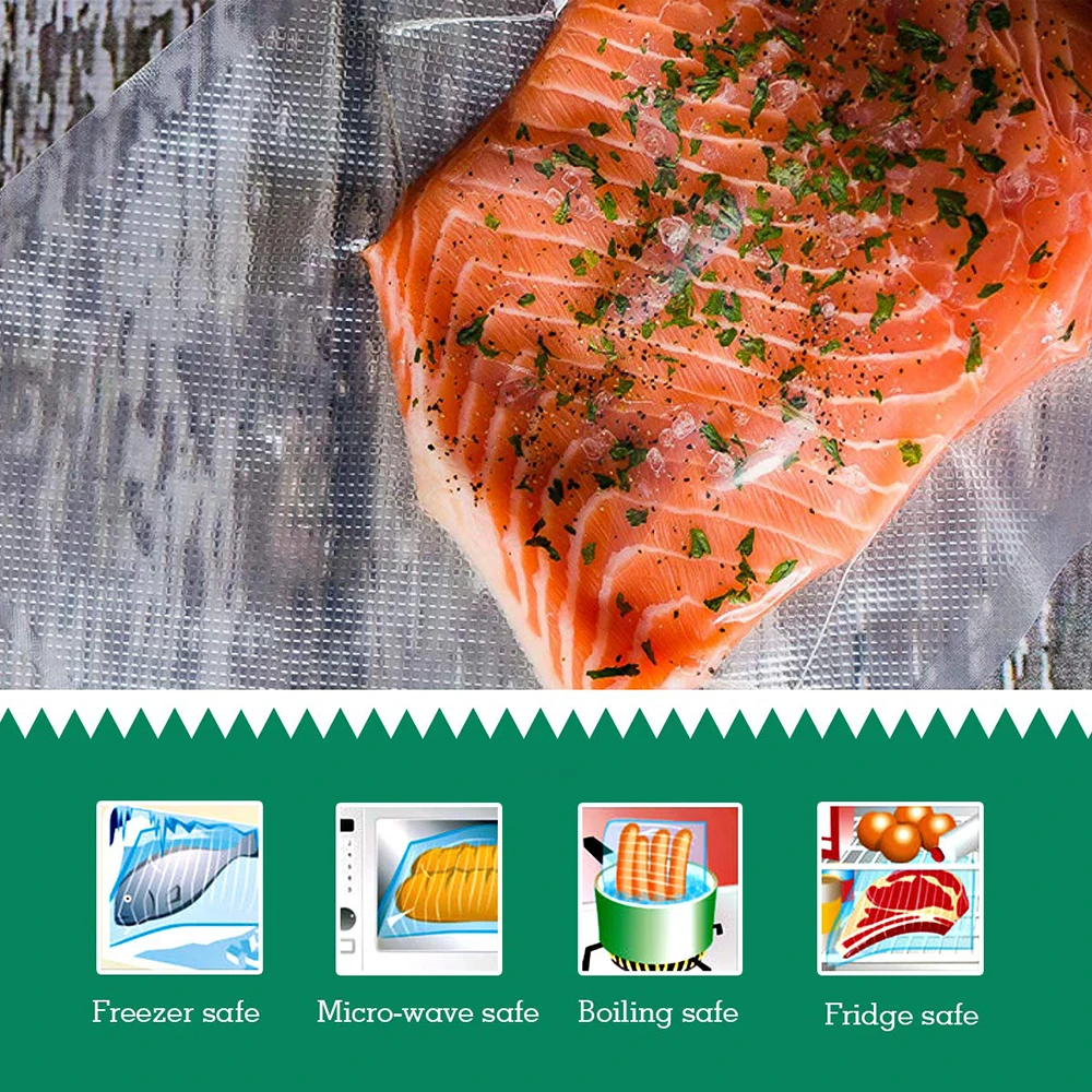 真空包装機用バッグ,食品保管用,20 cm x 30 cm, - Meal Prep Vacuum Seal のレビューと価格