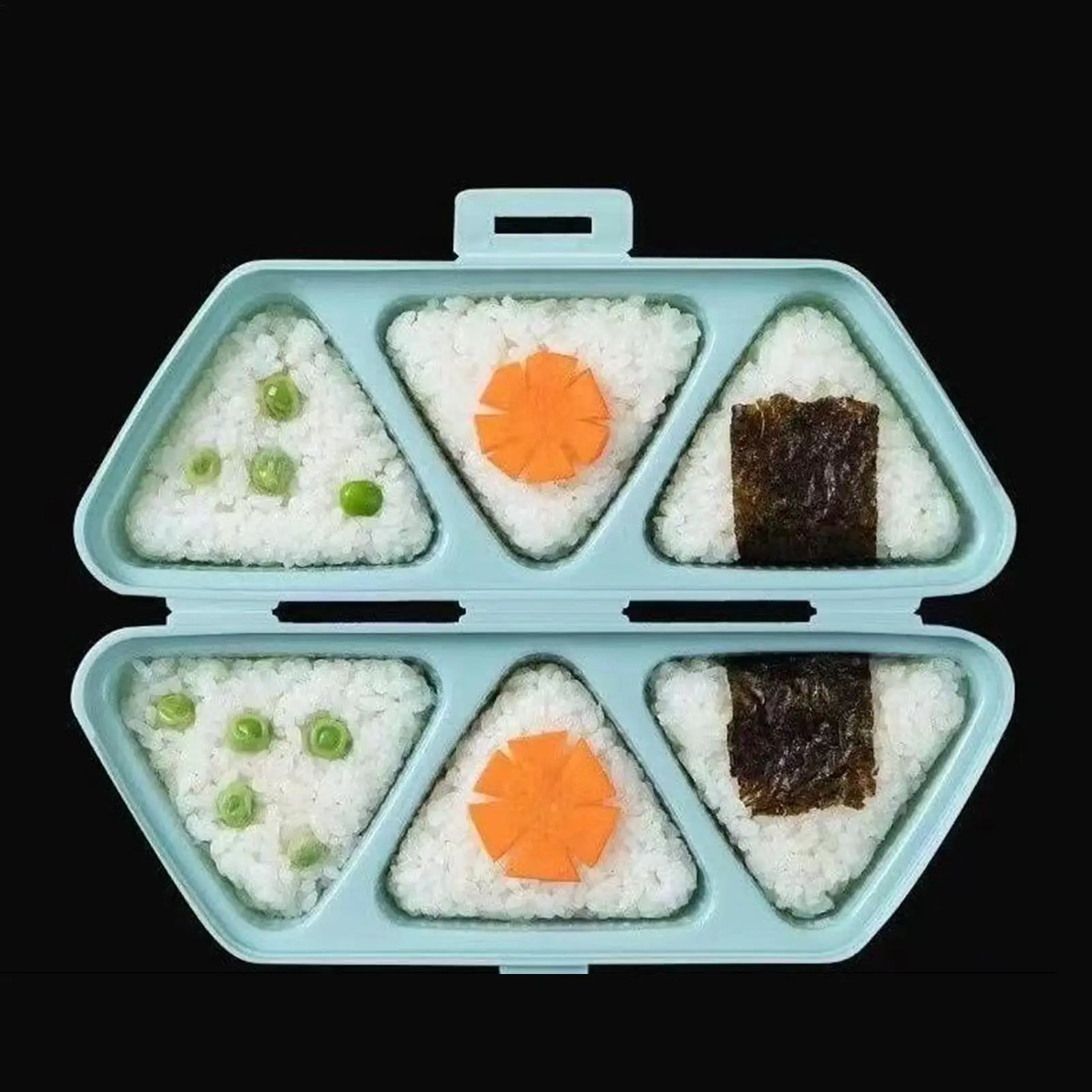 寿司型メーカー 6個取り三角形おにぎり型 弁当箱ツール ノン - Meal Prep With Rice のレビューと価格